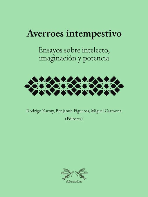 Title details for Averroes intempestivo by Rodrigo Karmy Bolton (coautor) - Available